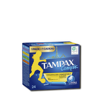 TAMPONS AVEC APPLICATEUR TAMPAX COMPAK