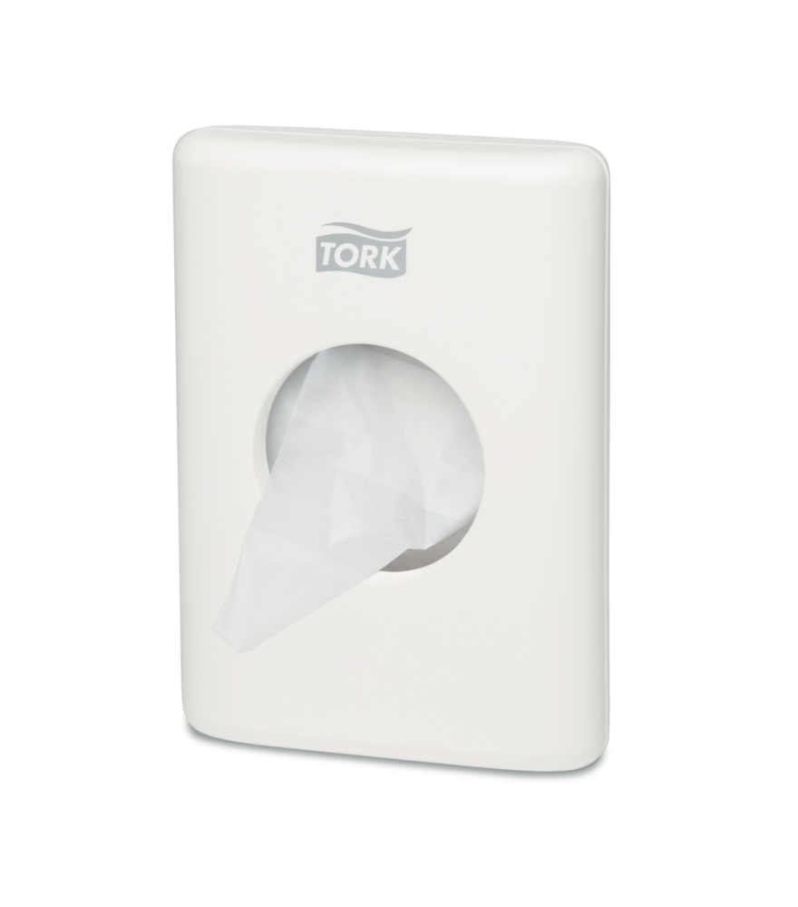 Distributeur de sachets périodiques TORK B5 blanc x400